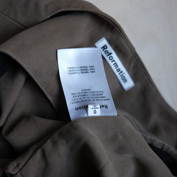 Reformation Devin Twill Vest - Picture 7 of 8